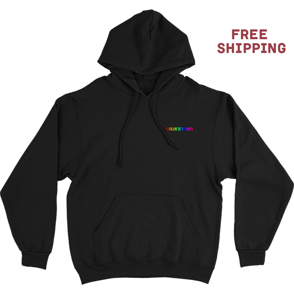 COLOUR VISION EMBROIDERED HOODIE