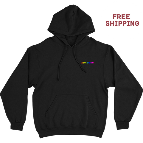 COLOUR VISION EMBROIDERED HOODIE