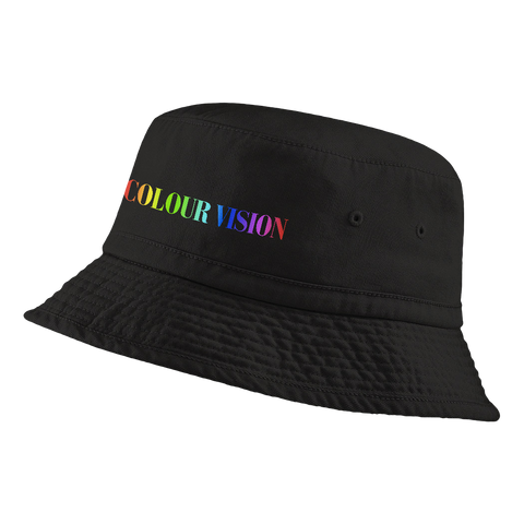 COLOUR VISION EMBROIDERED BUCKET HAT