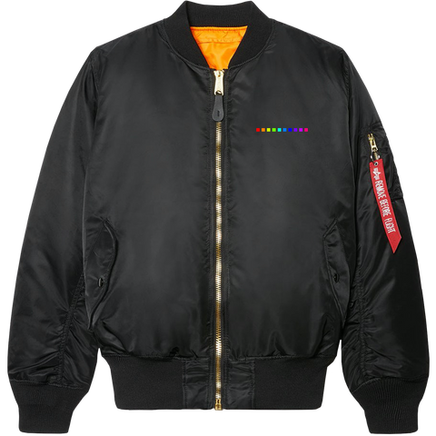 COLOUR VISION EMBROIDERED BOMBER JACKET (LIMITED EDITION)